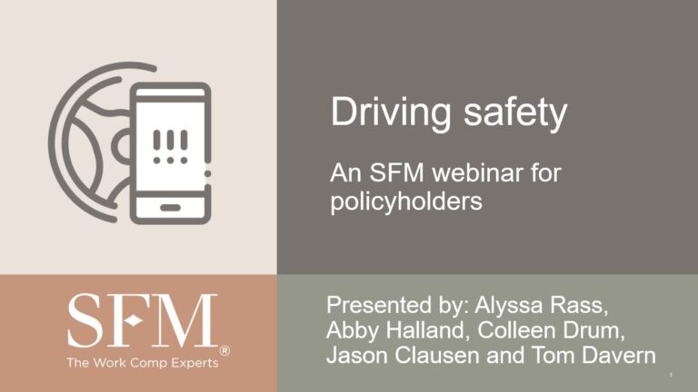 Safe driving webinar