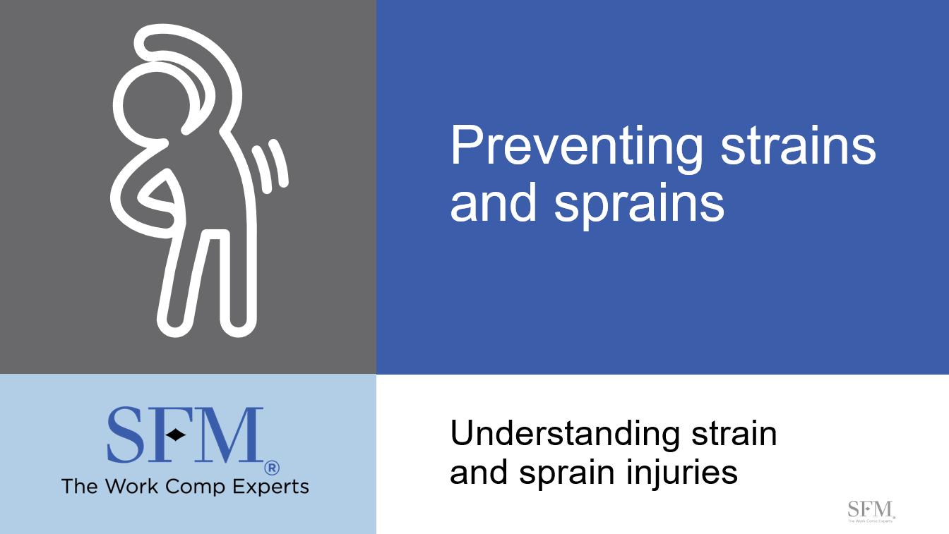 Preventing strains and sprains webinar