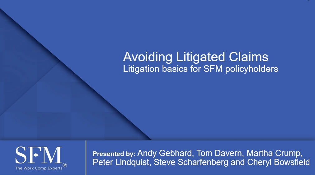 Avoiding litigated claims webinar still shot