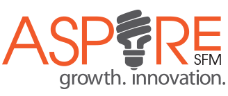 Learn and grow at SFM: Aspire logo