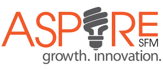 Learn and grow at SFM: Aspire logo