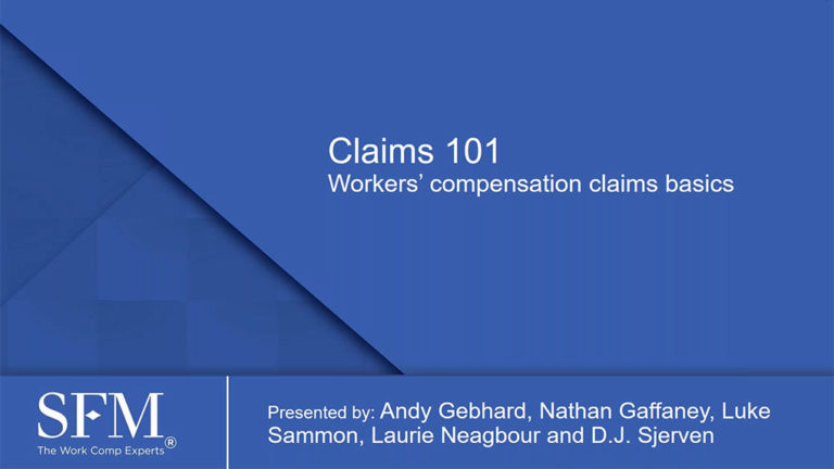 Claims 101 webinar