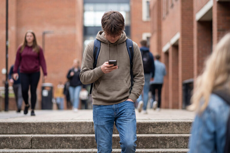 Read about the dangers of distracted walking