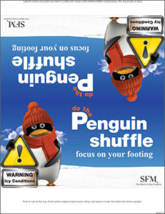 Do the penguin shuffle table tent