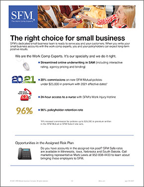 The right choice in workers' compensation for small business