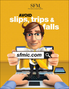 Avoid slips, trips and falls packet cover