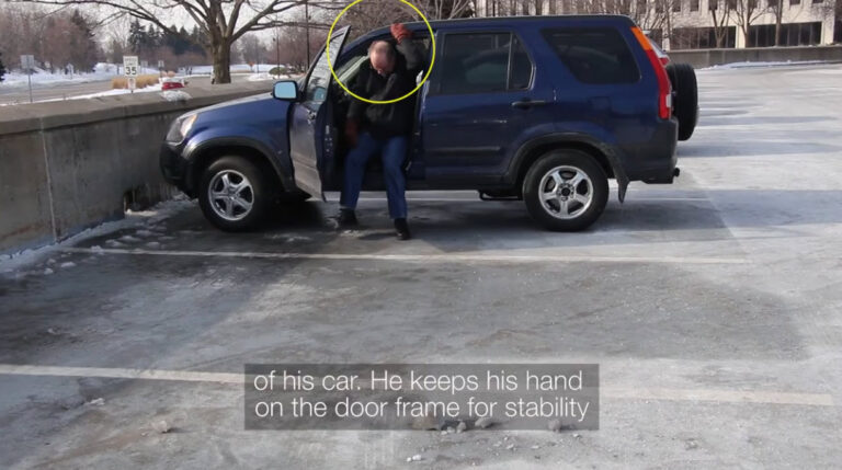 Avoid winter slips and falls: Step down, not out